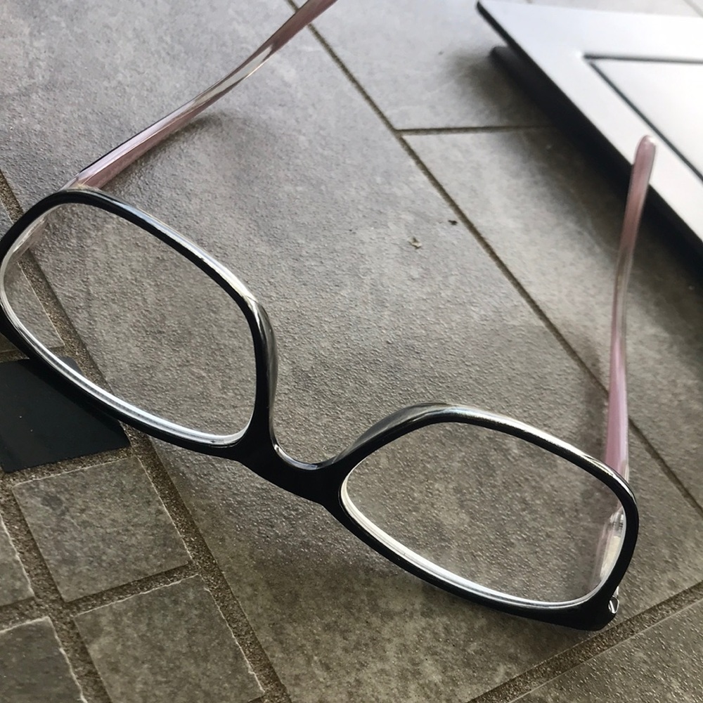 Lulu Guinness eyeglasses LR59. Black frames. 2.50 strength.